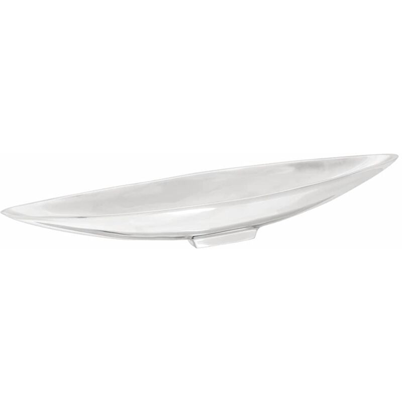 foto del prodotto vidaxl cesto di frutta argento 54x9x10 cm alluminio