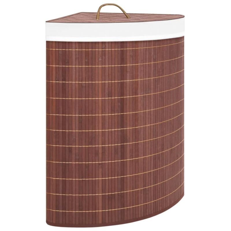 foto del prodotto vidaxl cesto portabiancheria per angolo ecologico 60 l vari colori colore marrone