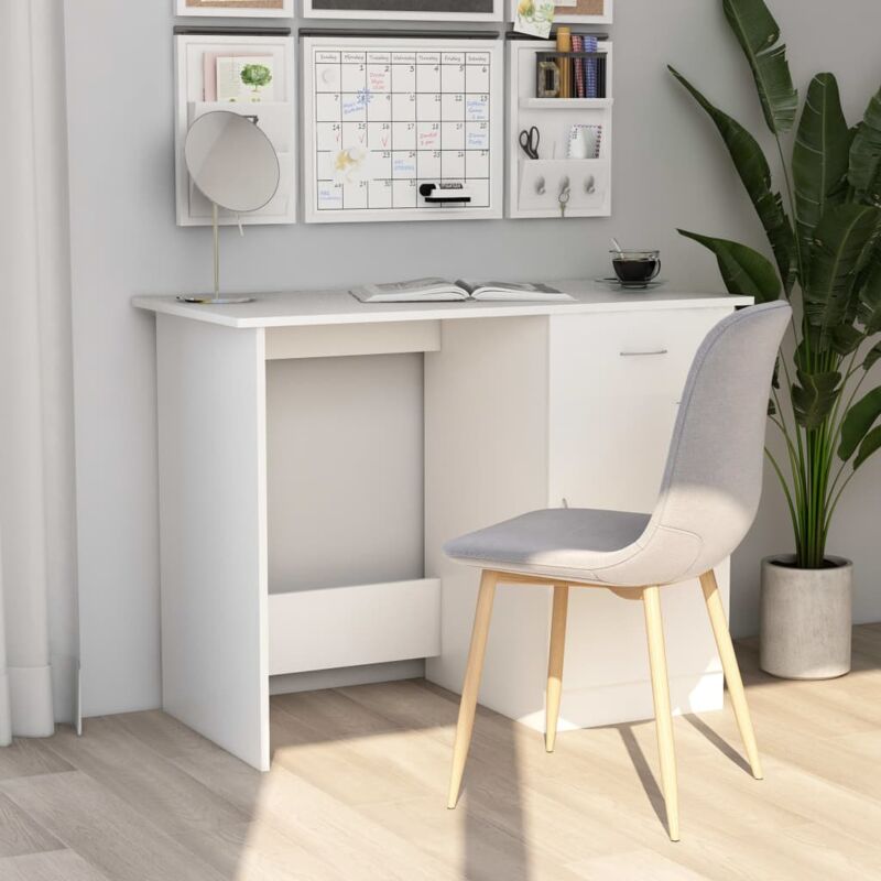 foto del prodotto vidaxl chipboard desk, various models dimensioni bianco
