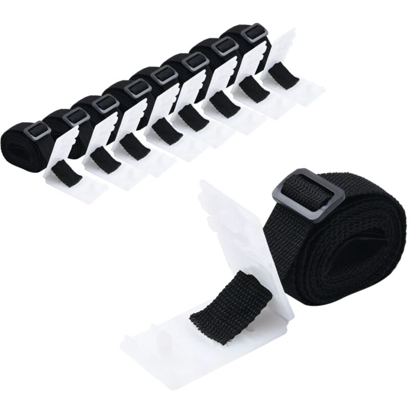 foto del prodotto vidaxl cinghie di fissaggio universali per coperture piscina 8 pz 1,8m