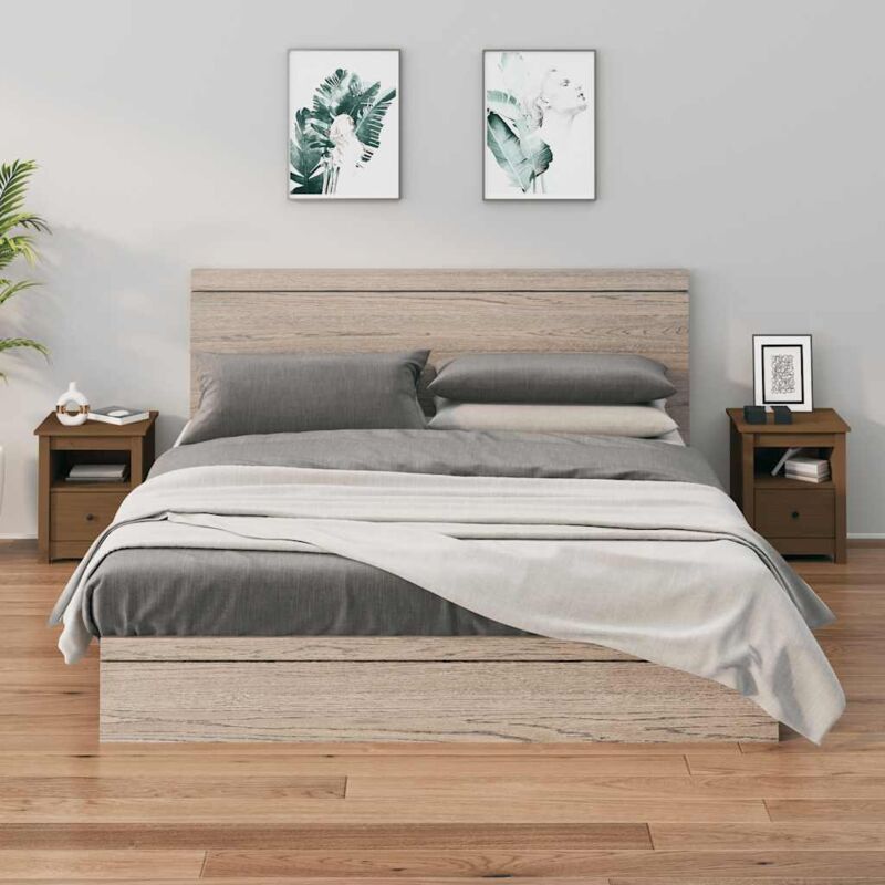 foto del prodotto vidaxl comodini 2 pz ambra 40x35x49 cm in legno massello di pino 484304