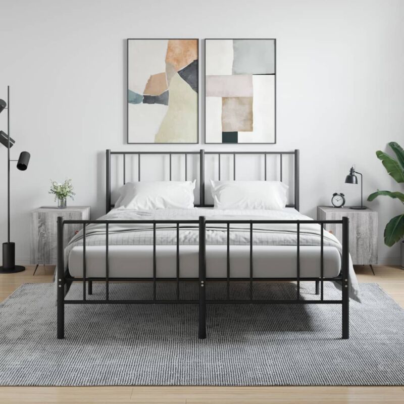 foto del prodotto vidaxl comodini 2 pz grigio sonoma 40x40x50 cm in legno multistrato