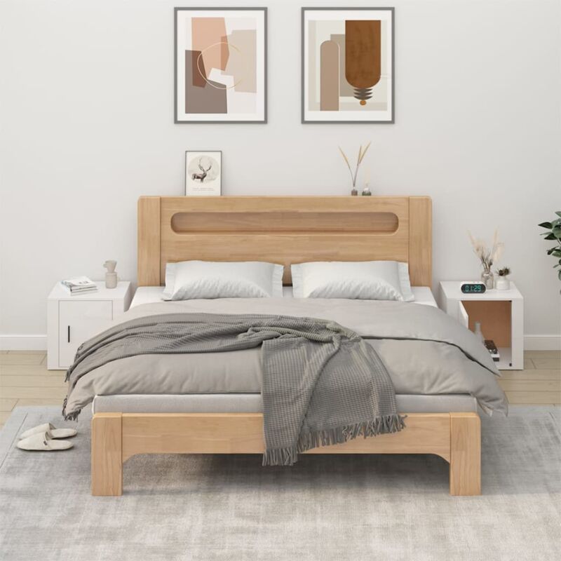 foto del prodotto vidaxl comodini 2 pz in bianco lucido 50x39x47 cm