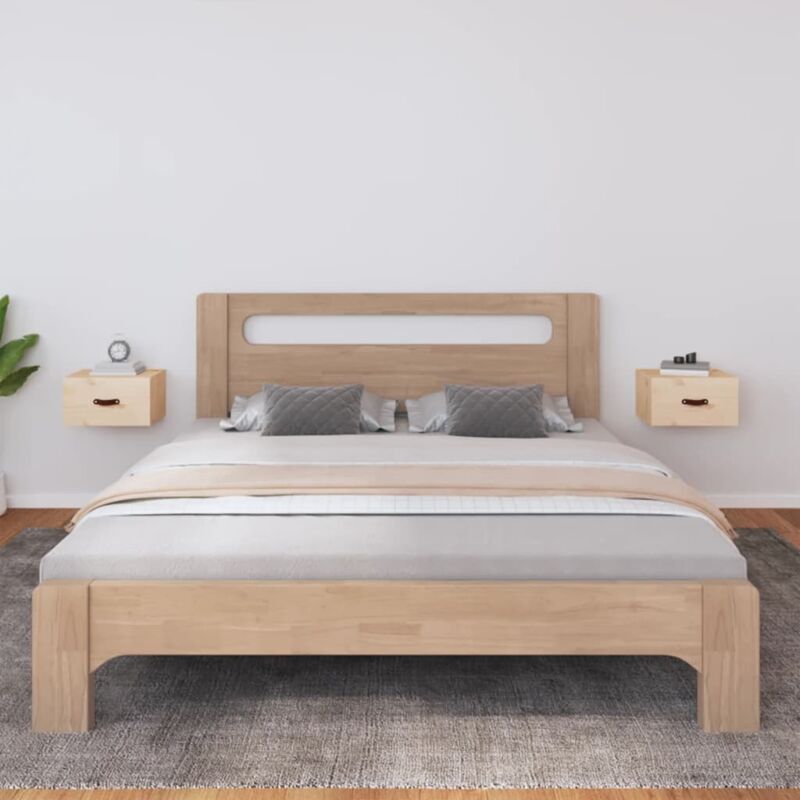 foto del prodotto vidaxl comodini a muro 2 pz 40x29,5x22 cm