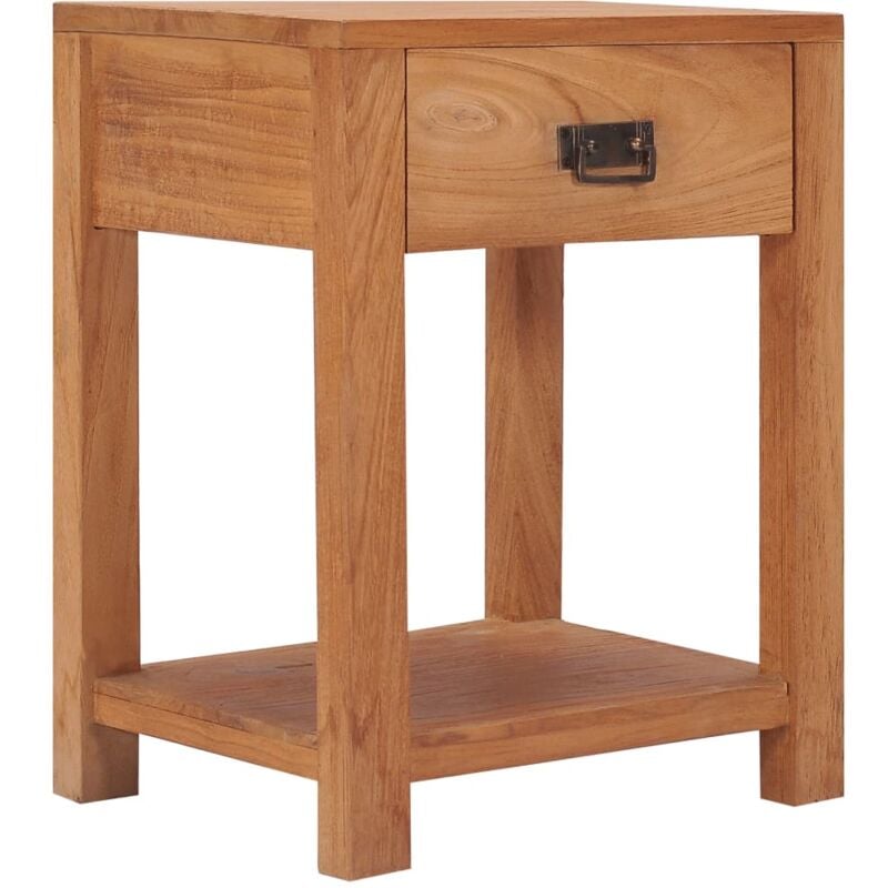 foto del prodotto vidaxl comodino 35x35x50 cm in legno massello di teak 935358