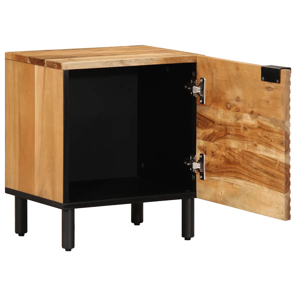 foto del prodotto vidaxl comodino 40x33x46 cm in legno massello di acacia