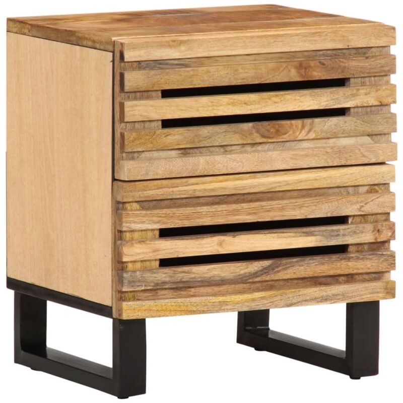 foto del prodotto vidaxl comodino 40x34x46 cm in legno massello di mango 868670
