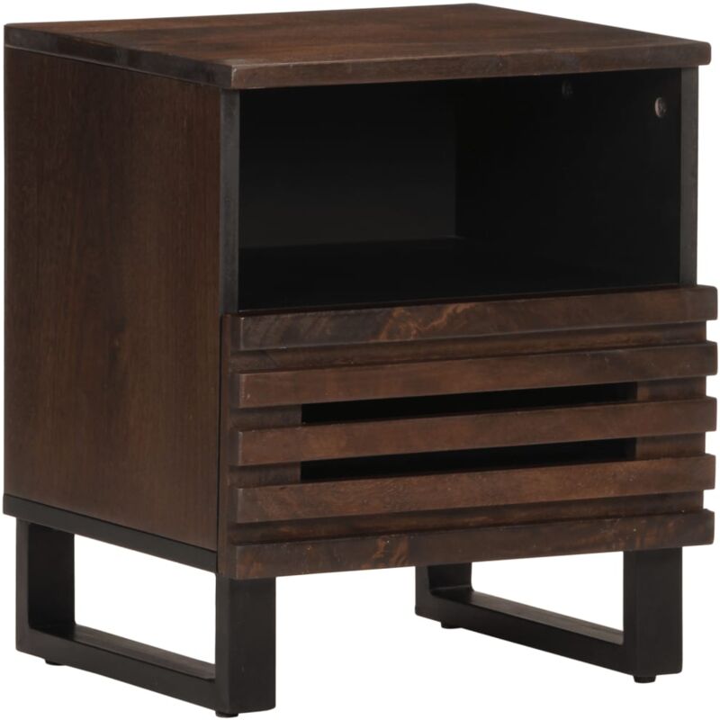foto del prodotto vidaxl comodino 40x34x46 cm in legno massello di mango