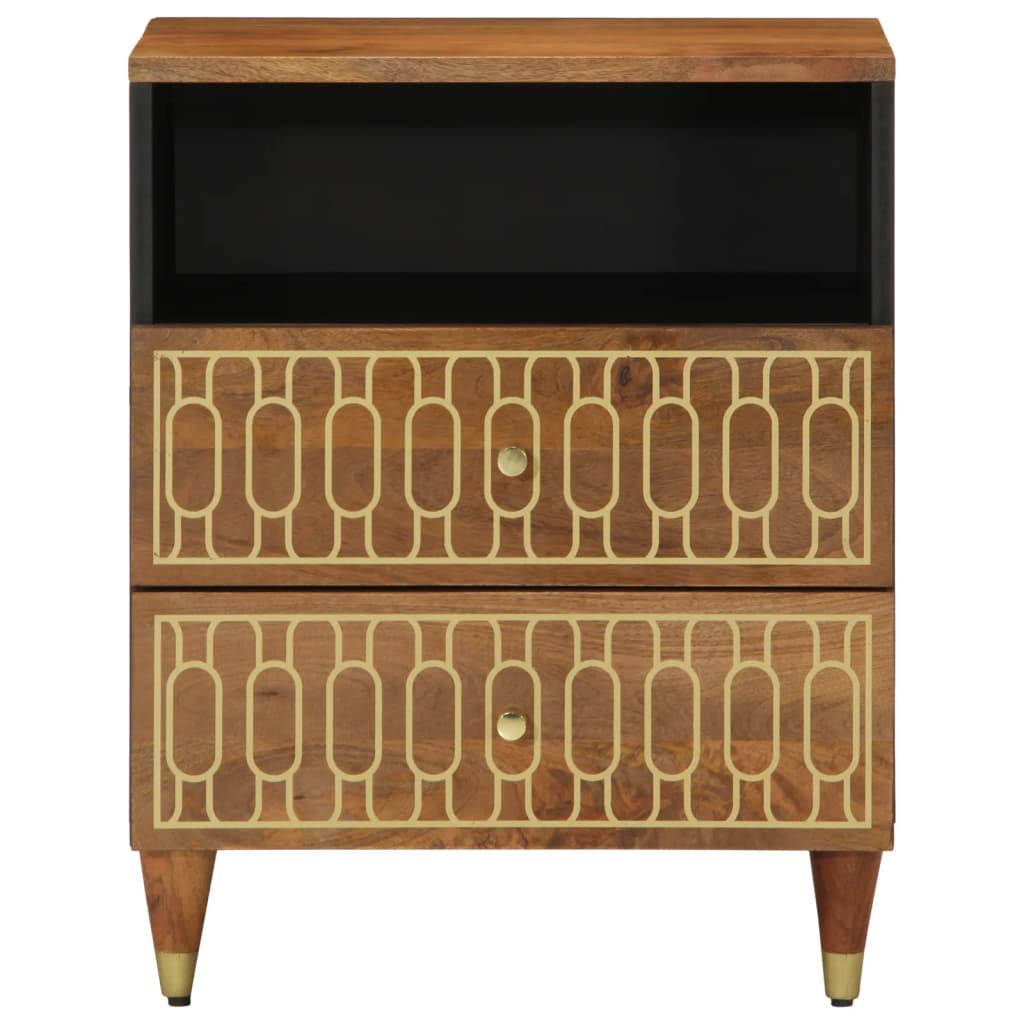 foto del prodotto vidaxl comodino 50x33x62 cm in legno massello di mango