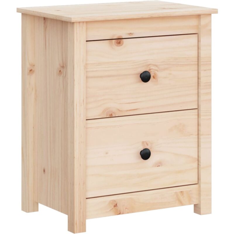 foto del prodotto vidaxl comodino 50x35x61,5 cm in legno massello di pino