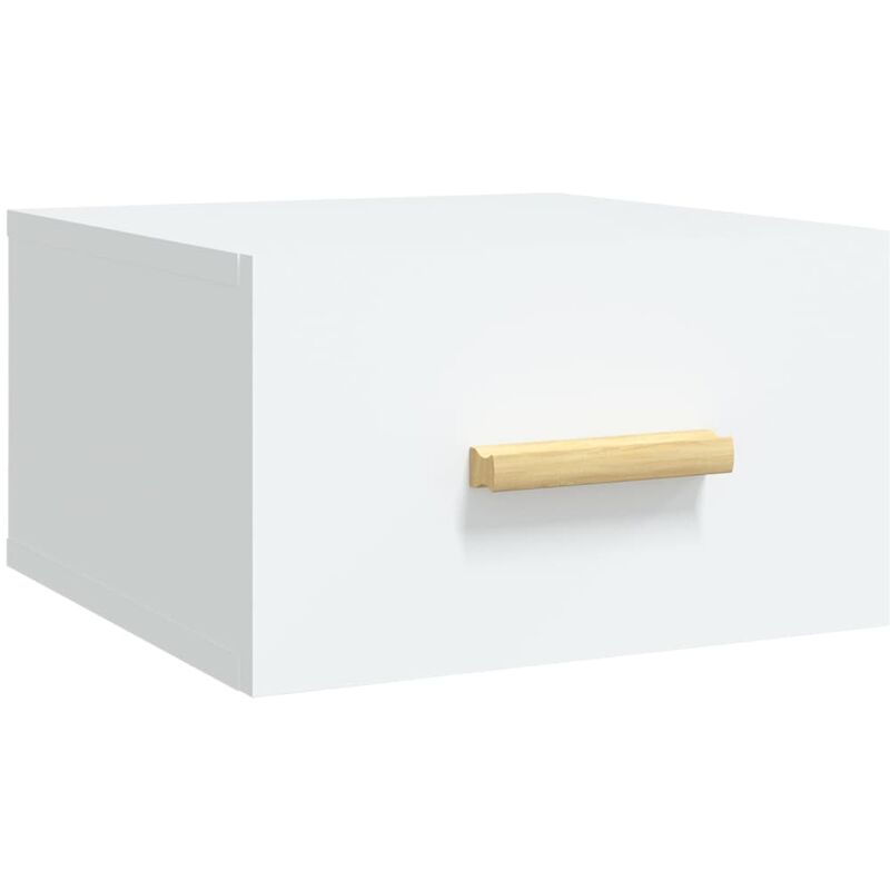 foto del prodotto vidaxl comodino a muro bianco 35x35x20 cm