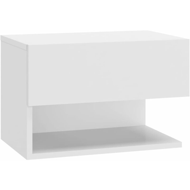 foto del prodotto vidaxl comodino a parete bianco