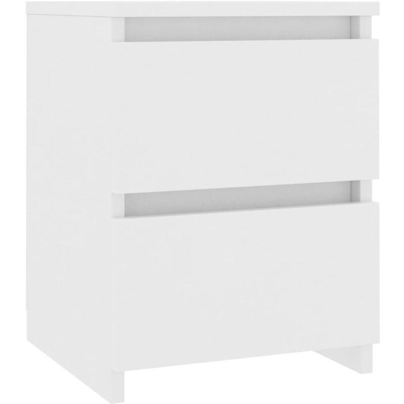 foto del prodotto vidaxl comodino bianco 30x30x40 cm legno ingegnerizzato