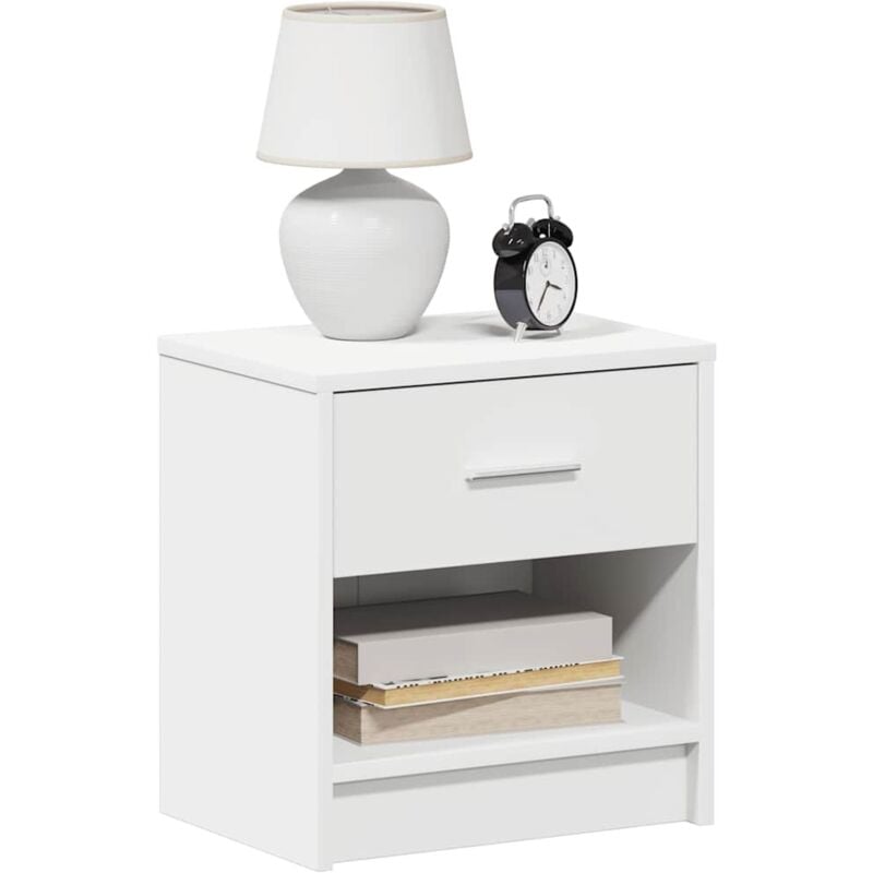 foto del prodotto vidaxl comodino con cassetto bianco 39x28x41 cm