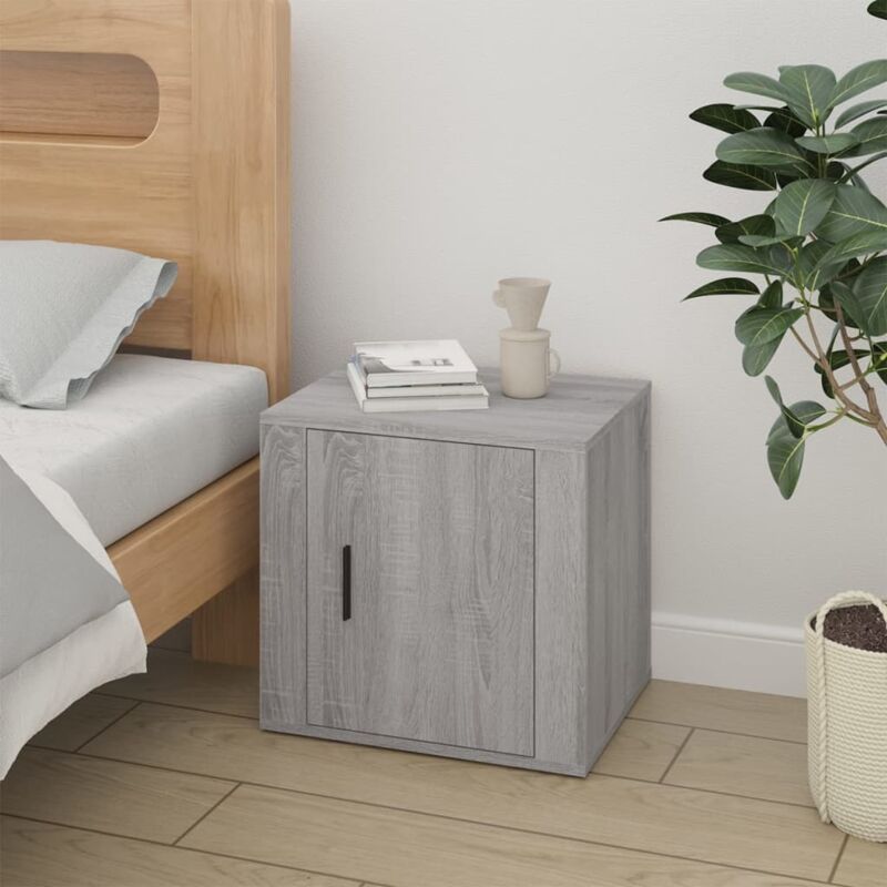 foto del prodotto vidaxl comodino grigio sonoma 50x39x47 cm