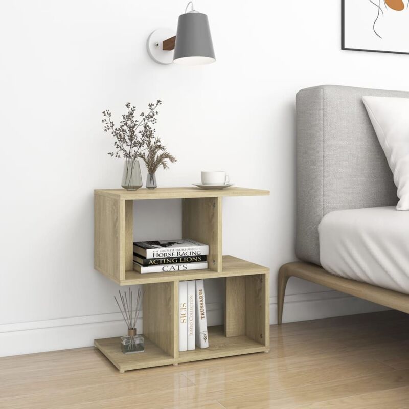 foto del prodotto vidaxl comodino ideale per salotto design moderno vari scomparti e vari colori colore marrone