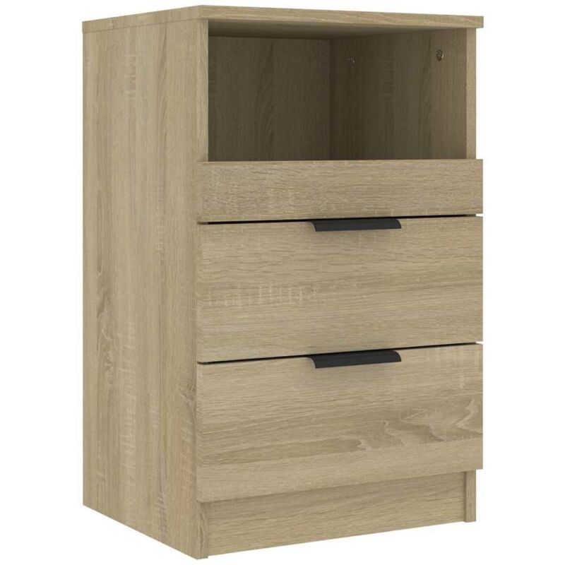 foto del prodotto vidaxl comodino rovere sonoma in legno multistrato