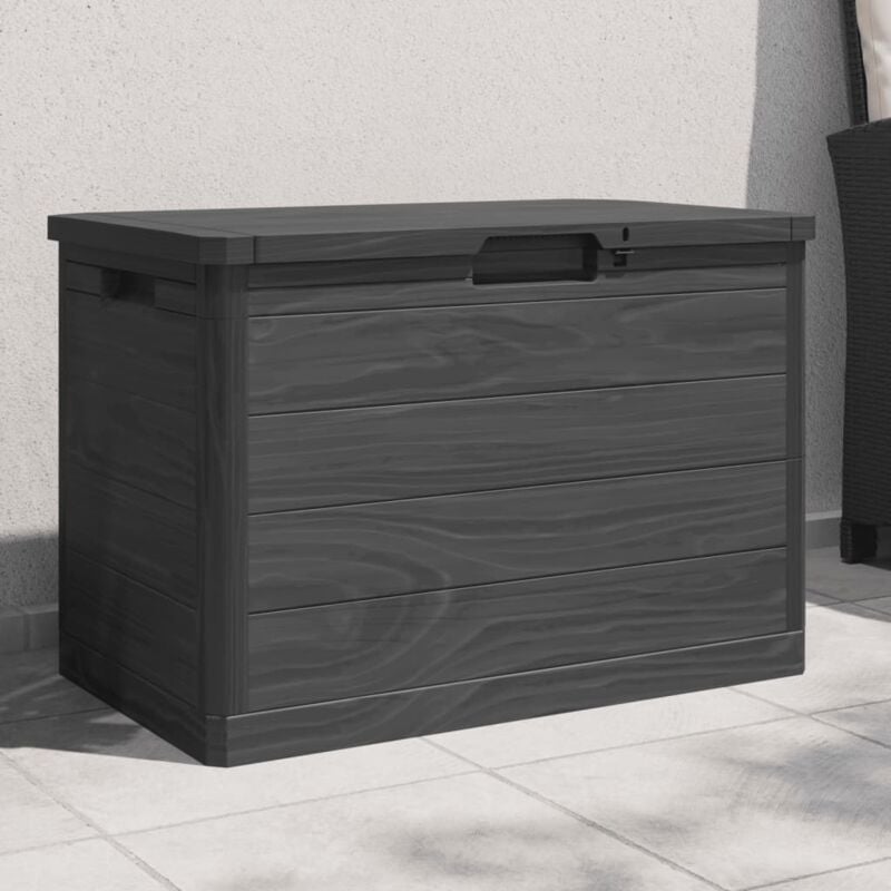 foto del prodotto vidaxl contenitore cuscini antracite 77,5x44,5x53 cm in polipropilene