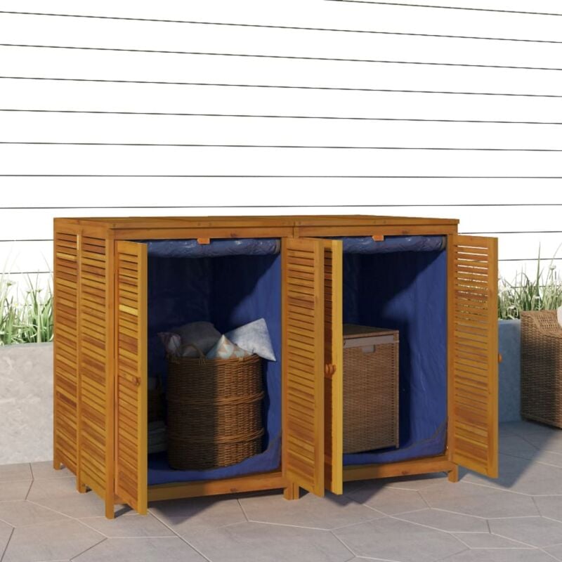 foto del prodotto vidaxl contenitore da giardino 140x87x104 cm legno massello di acacia