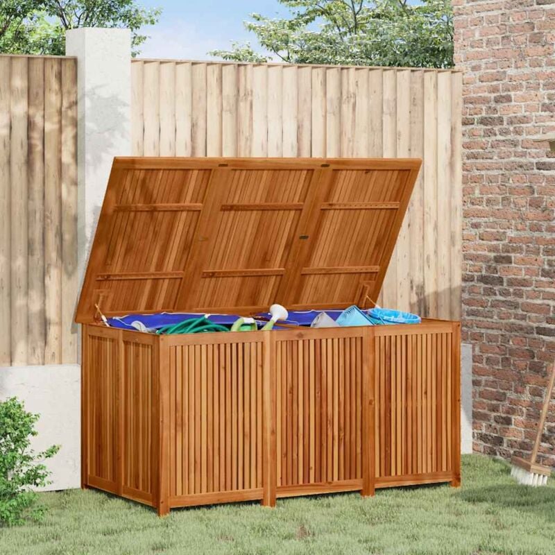 foto del prodotto vidaxl contenitore da giardino 150x80x75cm in legno massello di acacia