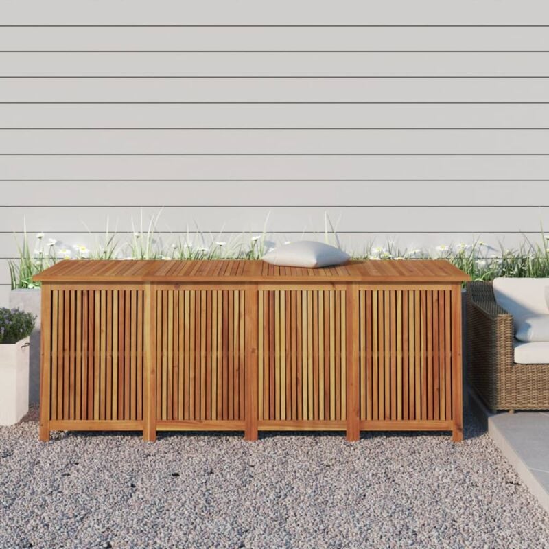 foto del prodotto vidaxl contenitore da giardino 200x80x75cm in legno massello di acacia