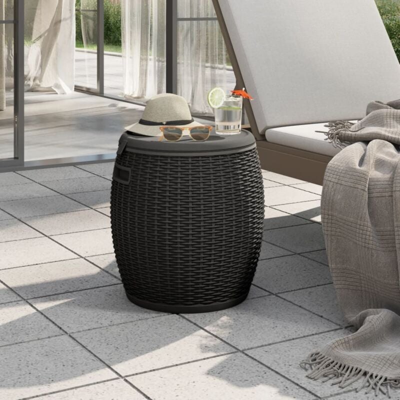 foto del prodotto vidaxl contenitore da giardino 4 in 1 polipropilene nero