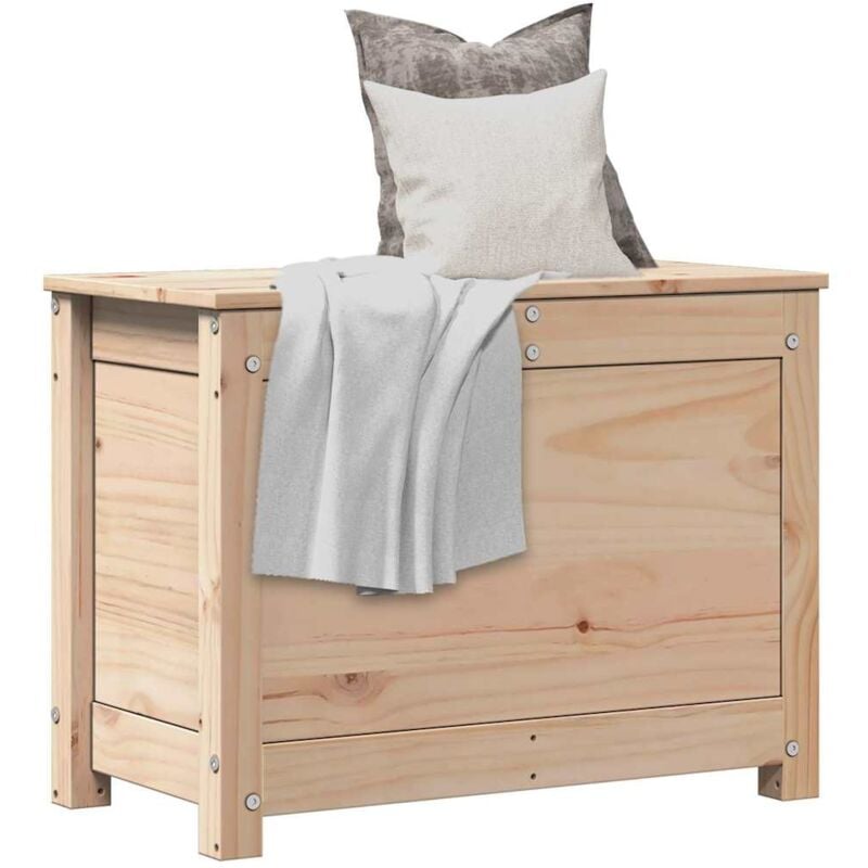 foto del prodotto vidaxl contenitore portaoggetti 60x32x45,5 cm legno massello pino