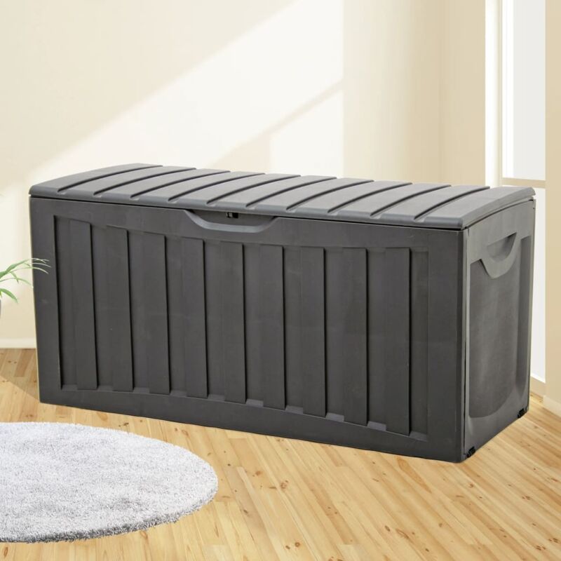 foto del prodotto vidaxl contenitore portaoggetti nero 118x53x57 cm in polipropilene