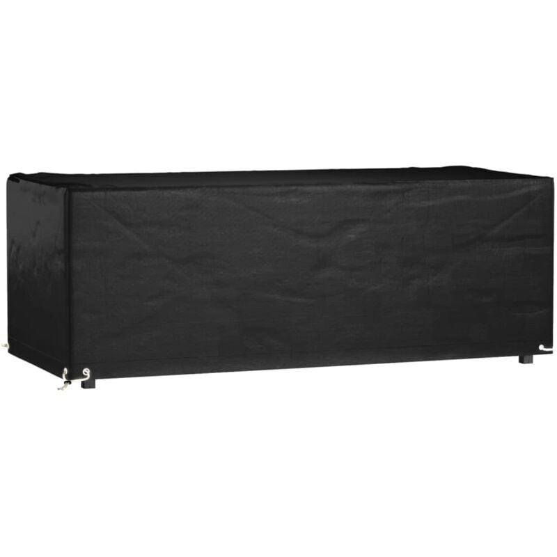 foto del prodotto vidaxl copertura mobili giardino 8 occhielli 192x82x65 cm rettangolare