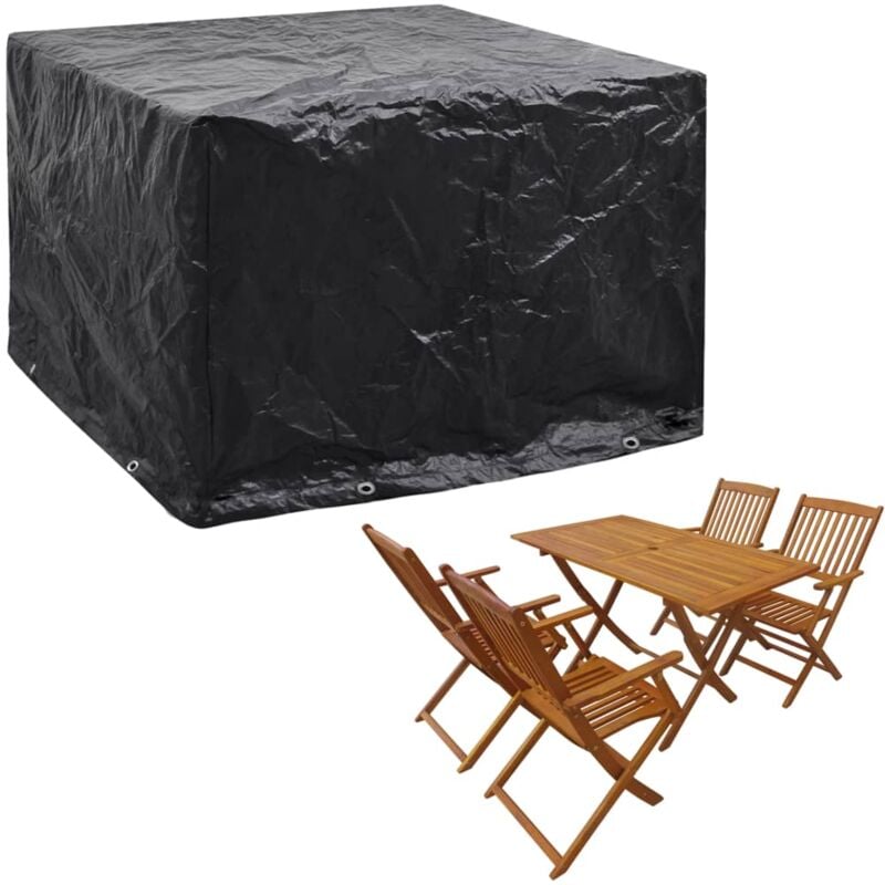 foto del prodotto vidaxl copertura per mobili da giardino con 8 occhielli 122x112x98 cm