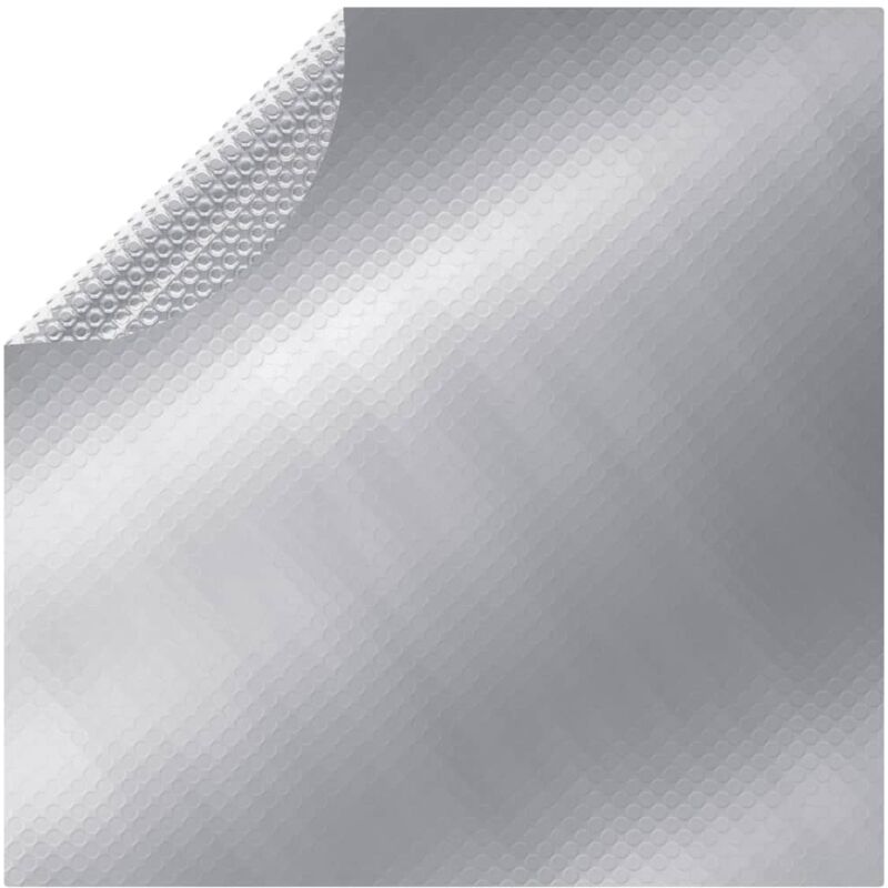 foto del prodotto vidaxl copertura per piscina argento 488 cm pe 142141