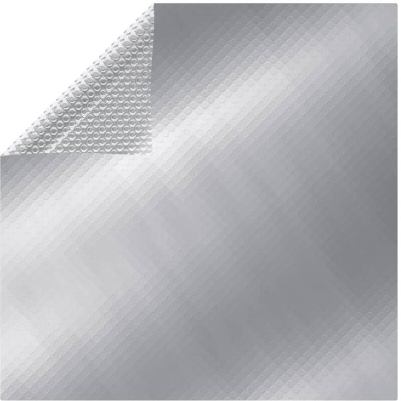 foto del prodotto vidaxl copertura per piscina argento 975x488 cm in pe