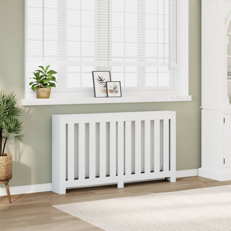 foto del prodotto vidaxl copertura termosifone bianca 149x20x82 cm legno multistrato