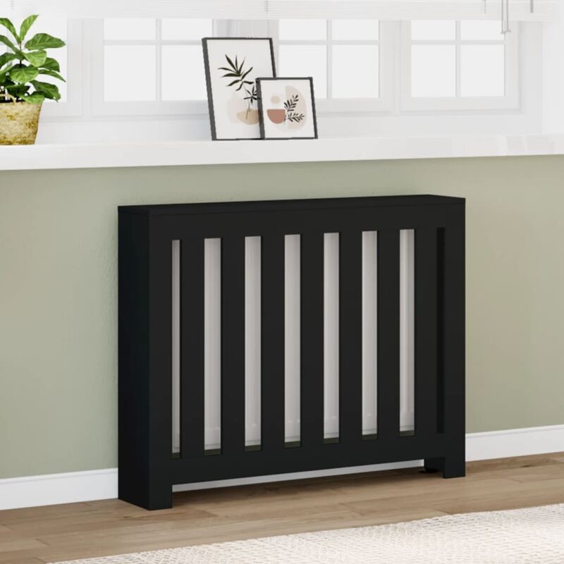 foto del prodotto vidaxl copertura termosifone nera 104x20x82 cm legno multistrato
