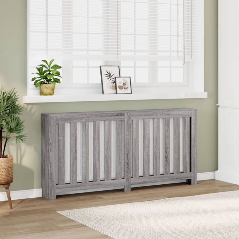 foto del prodotto vidaxl copertura termosifone sonoma 175x20x82 cm in legno multistrato