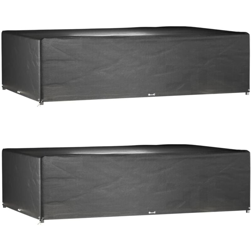 foto del prodotto vidaxl copri mobili giardino 2pz 16 occhielli 325x205x90cm rettangolo