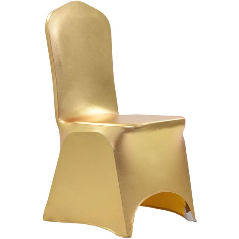 foto del prodotto vidaxl coprisedia elasticizzato 6 pz oro