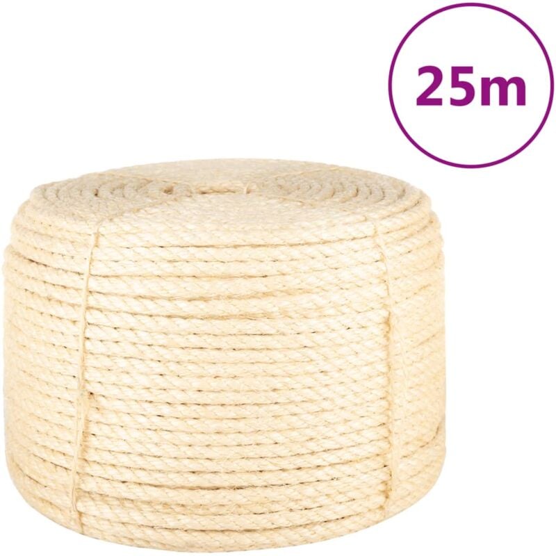 foto del prodotto vidaxl corda in sisal 100 12 mm 25 m