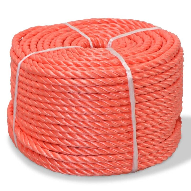 immagine 0 del prodotto vidaxl corda intrecciata in polipropilene arancione galleggiante 10 mm vari dimensioni dimensioni 250 m