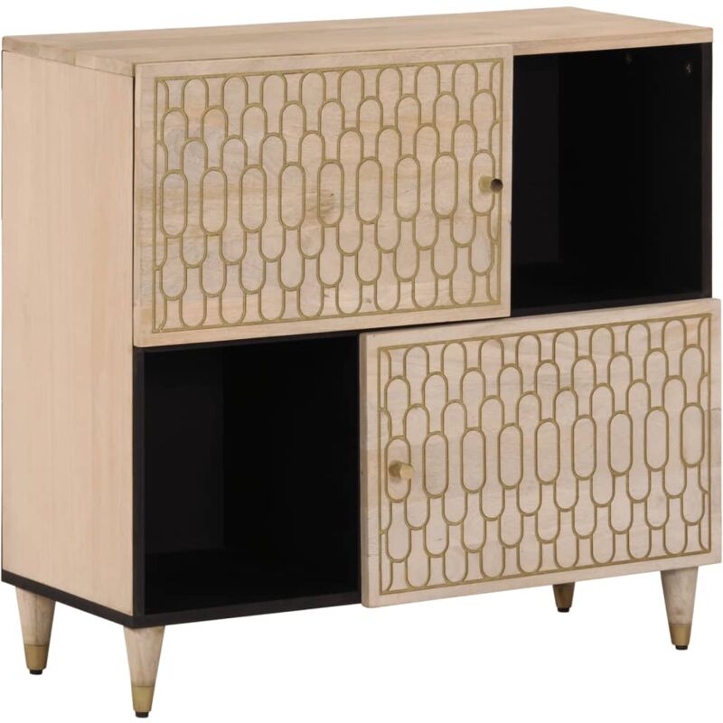 foto del prodotto vidaxl credenza 80x33x75 cm in legno massello di mango