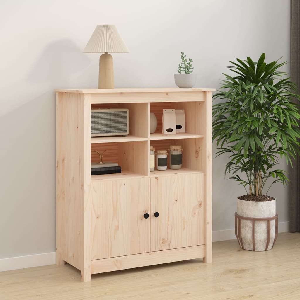 foto del prodotto vidaxl credenza 83x41,5x100 cm in legno massello di pino