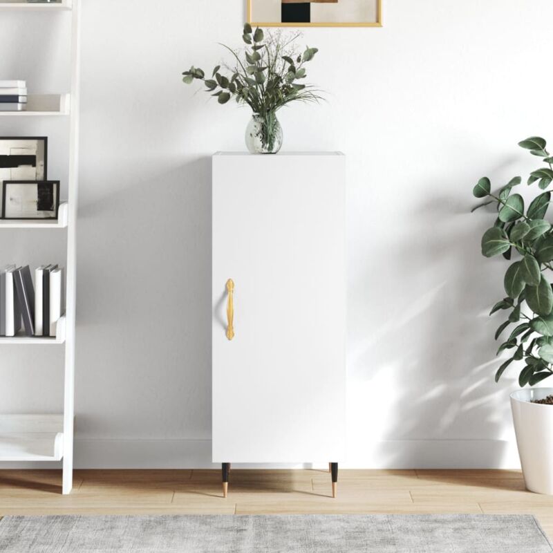 foto del prodotto vidaxl credenza bianca 34,5x34x90 cm in legno multistrato