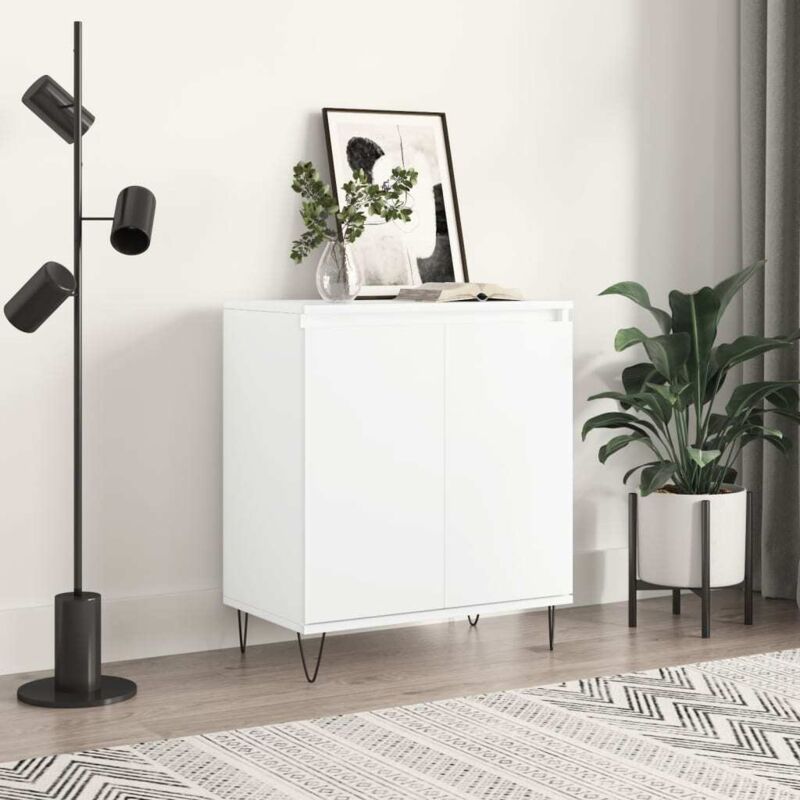foto del prodotto vidaxl credenza bianca 60x35x70 cm in legno multistrato