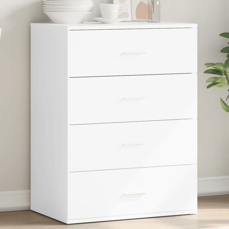 foto del prodotto vidaxl credenza bianca 60x39x80 cm in legno multistrato