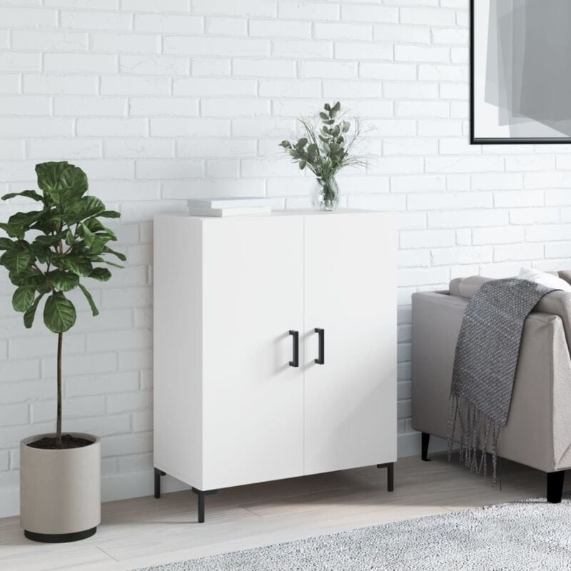 foto del prodotto vidaxl credenza bianca 69,5x34x90 cm in legno multistrato