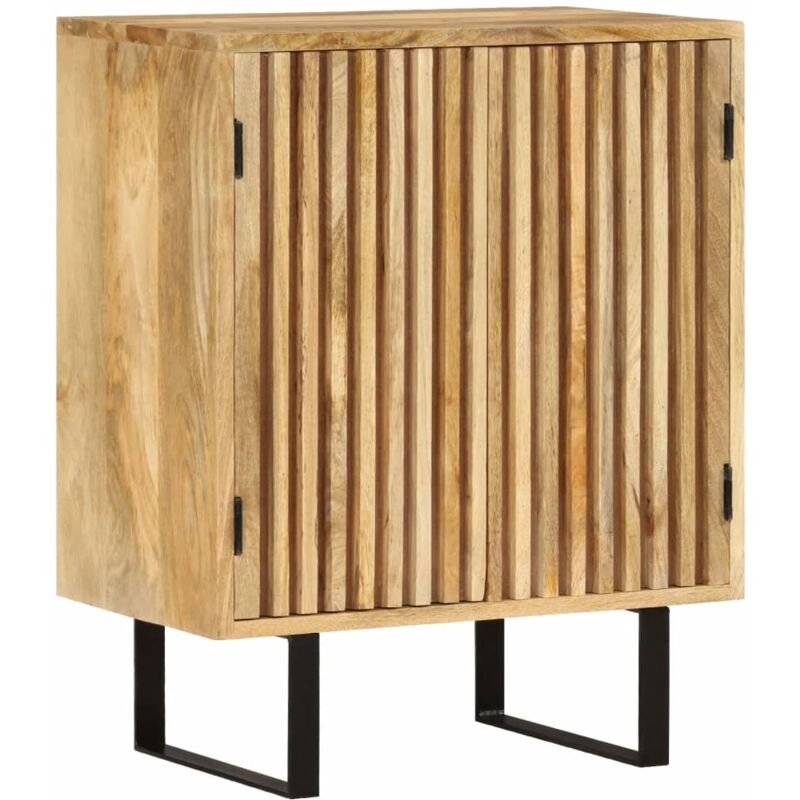 foto del prodotto vidaxl credenza con 2 ante 55x35x70 cm in legno massello di mango