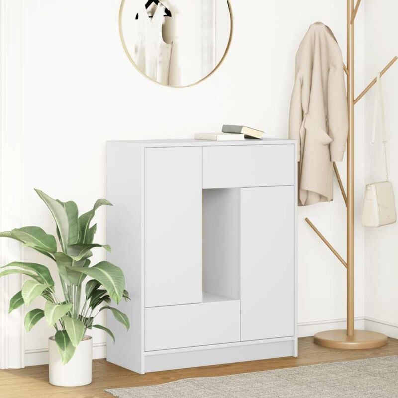 foto del prodotto vidaxl credenza con cassetti e ante bianco 73x31x90 cm