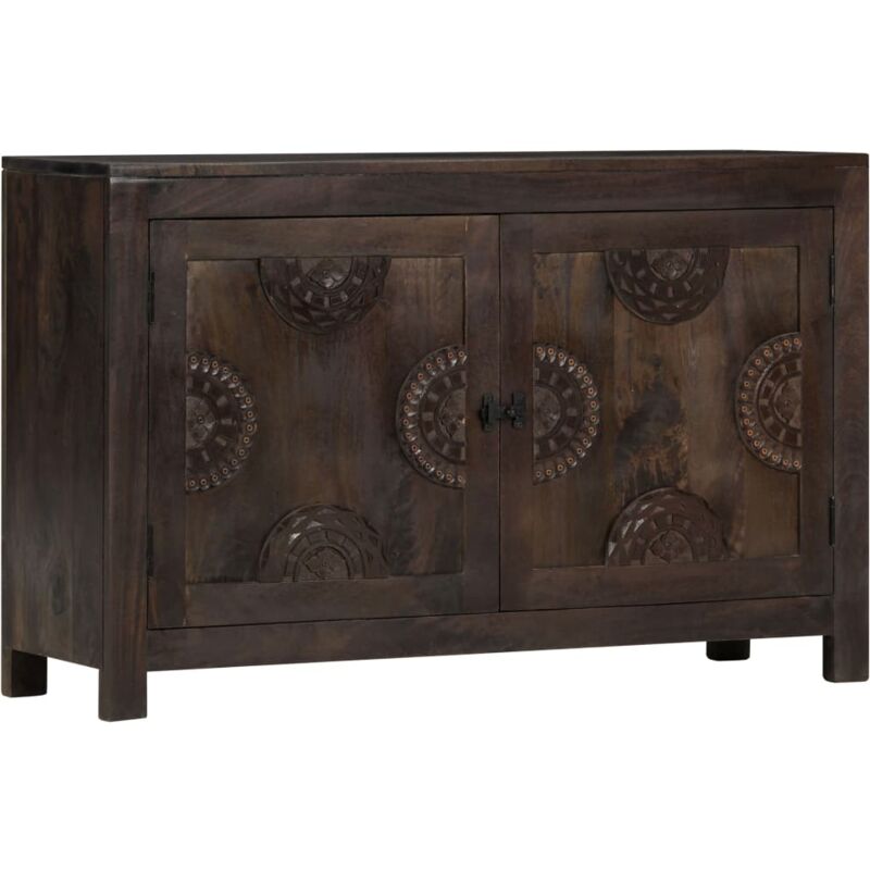 foto del prodotto vidaxl credenza con design intagliato 110x35x70 cm in legno di mango