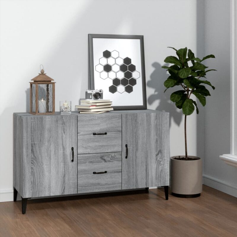 foto del prodotto vidaxl credenza grigio sonoma 100x36x60 cm in legno multistrato