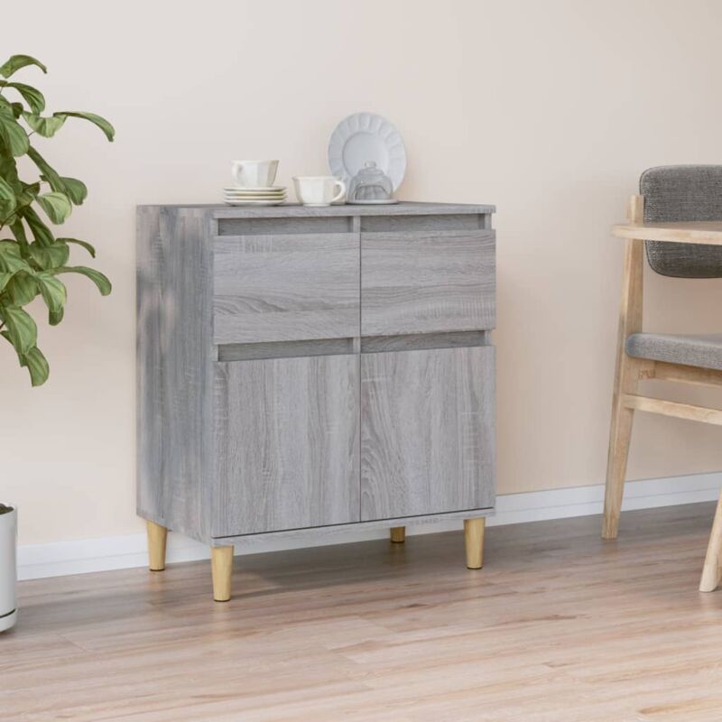foto del prodotto vidaxl credenza grigio sonoma 60x35x70 cm in legno multistrato